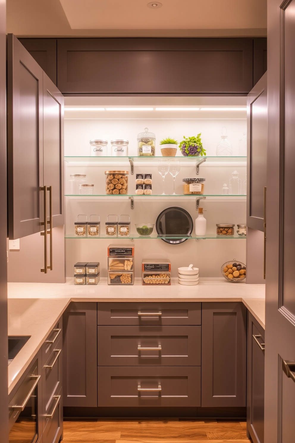 Gray Pantry Design Ideas 22