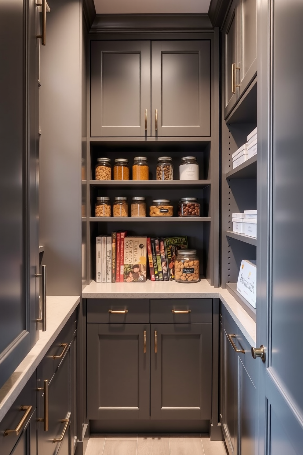 Gray Pantry Design Ideas 26