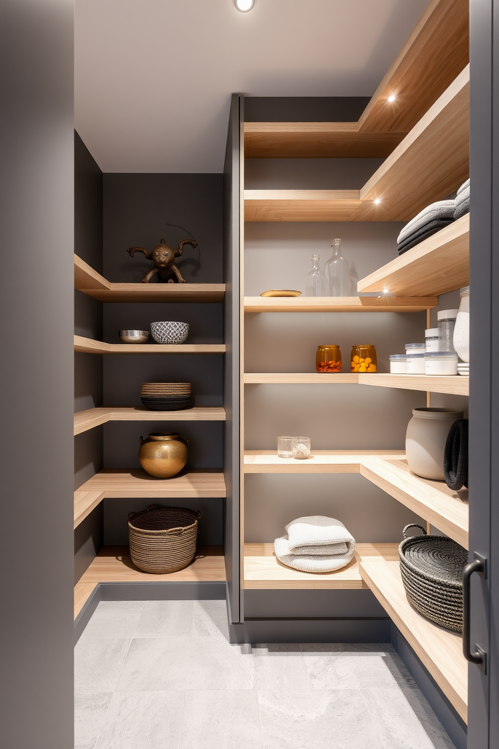 Gray Pantry Design Ideas 29