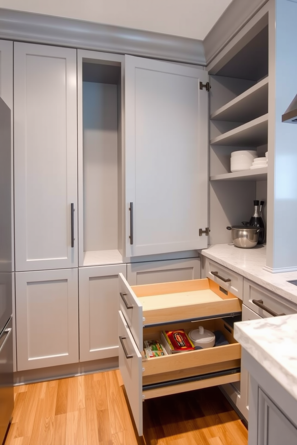 Gray Pantry Design Ideas 6