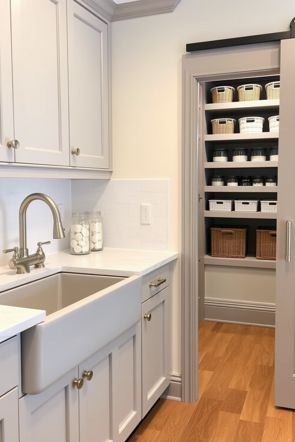 Gray Pantry Design Ideas 8