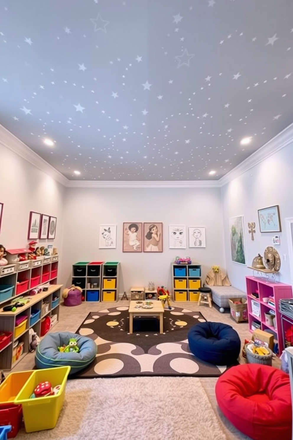 Gray Playroom Design Ideas 11