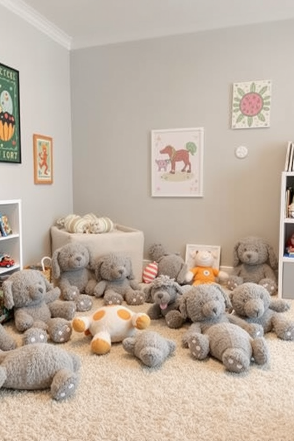 Gray Playroom Design Ideas 12