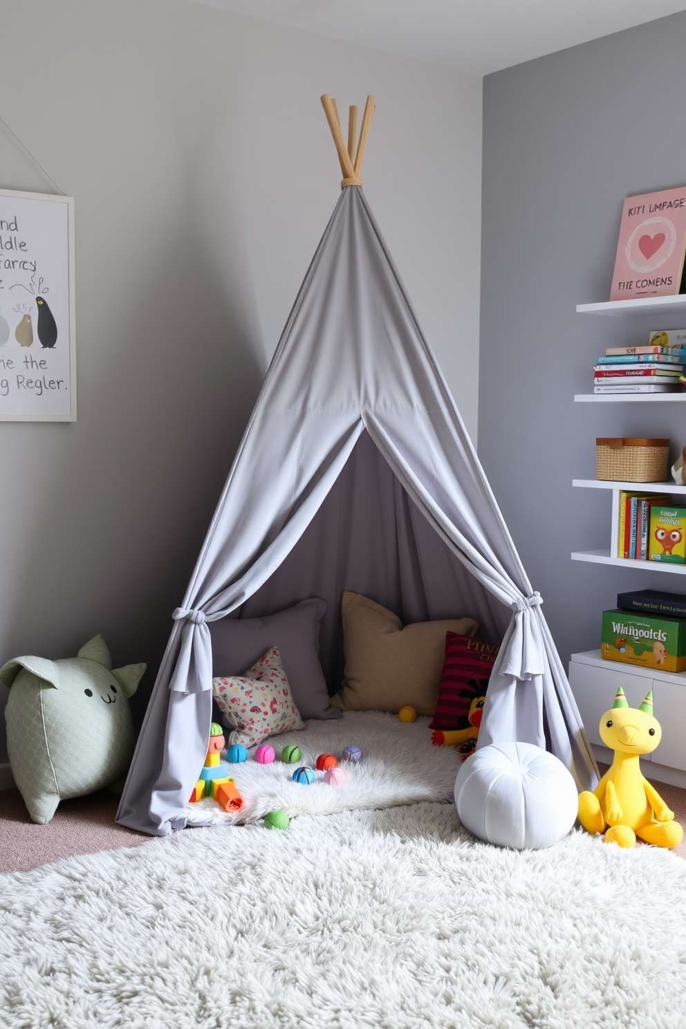 Gray Playroom Design Ideas 15