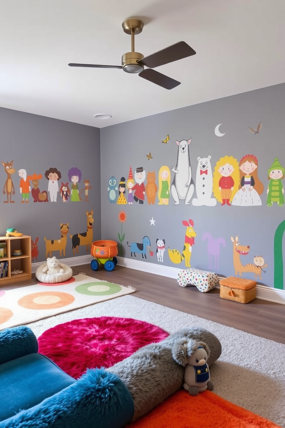 Gray Playroom Design Ideas 16