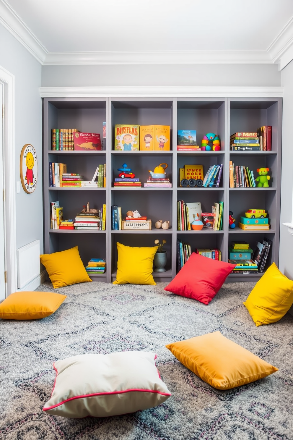 Gray Playroom Design Ideas 17