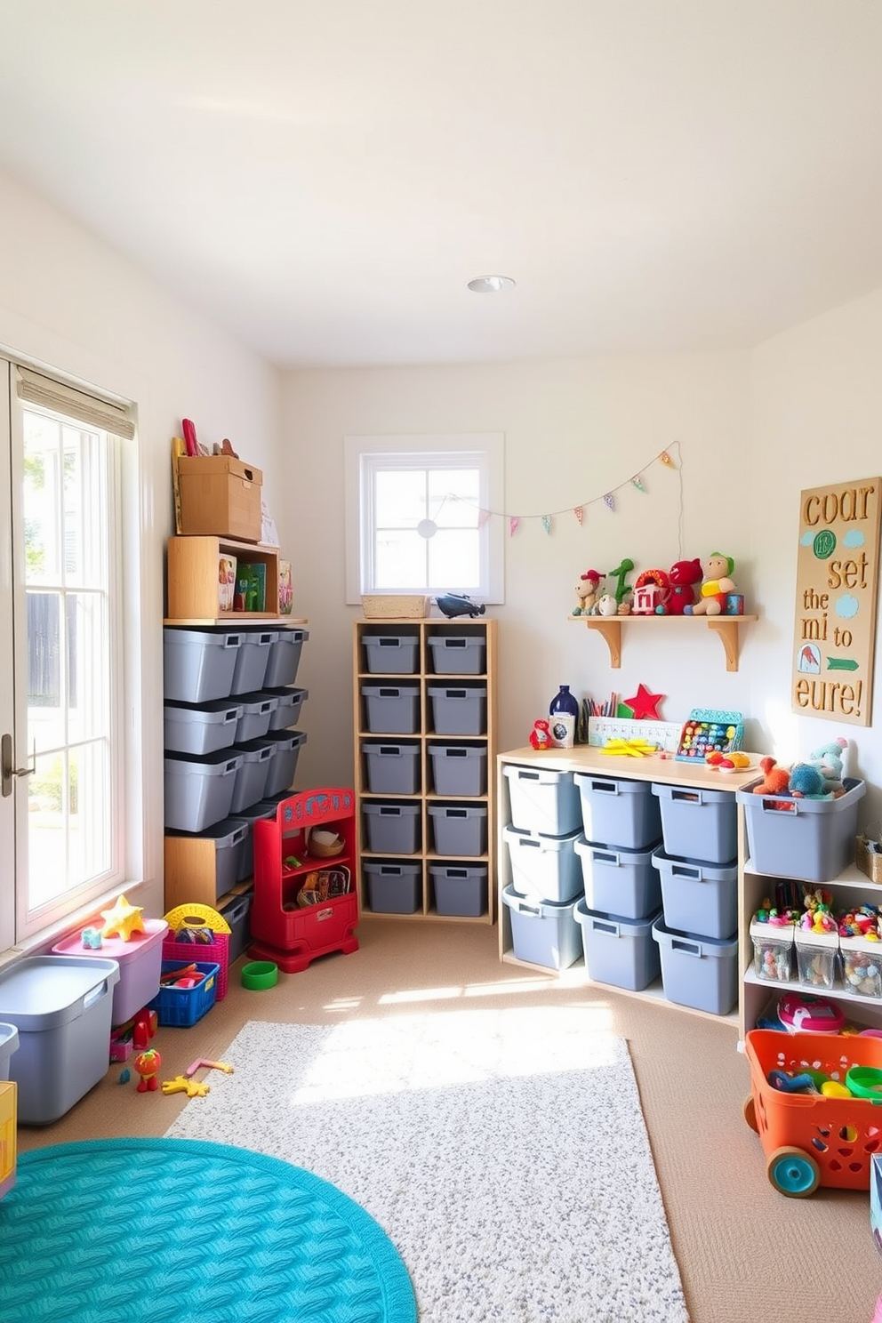 Gray Playroom Design Ideas 5