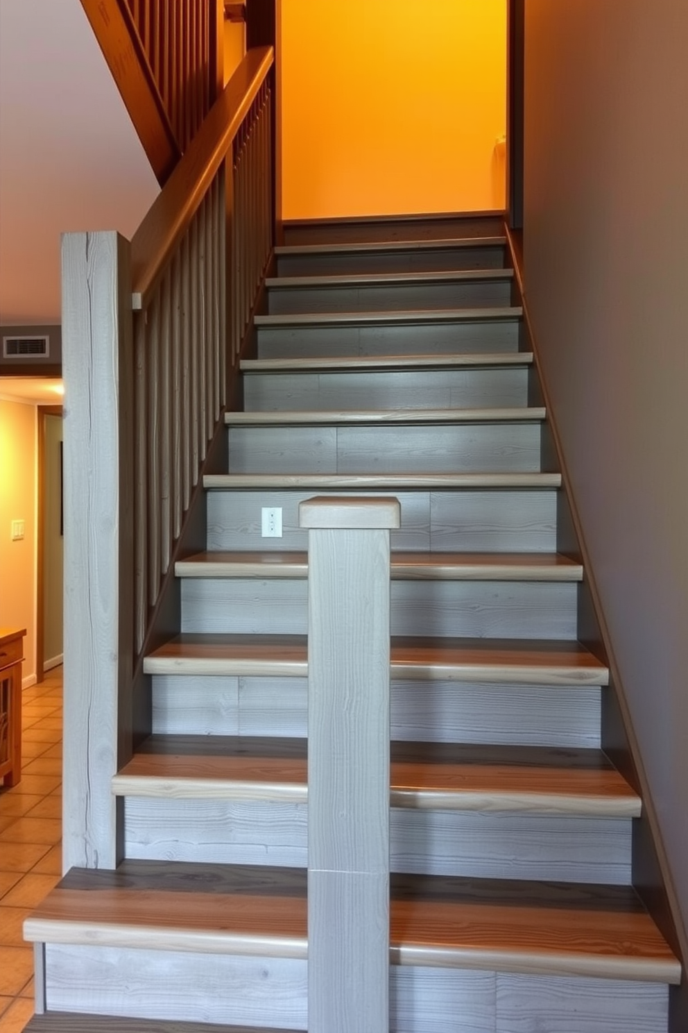 Gray Staircase Design Ideas 11