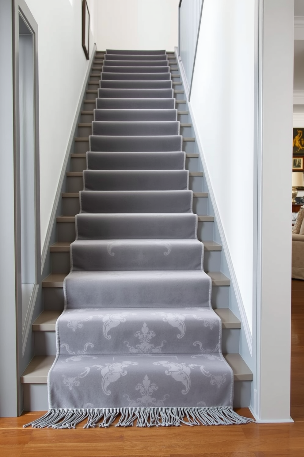 Gray Staircase Design Ideas 22