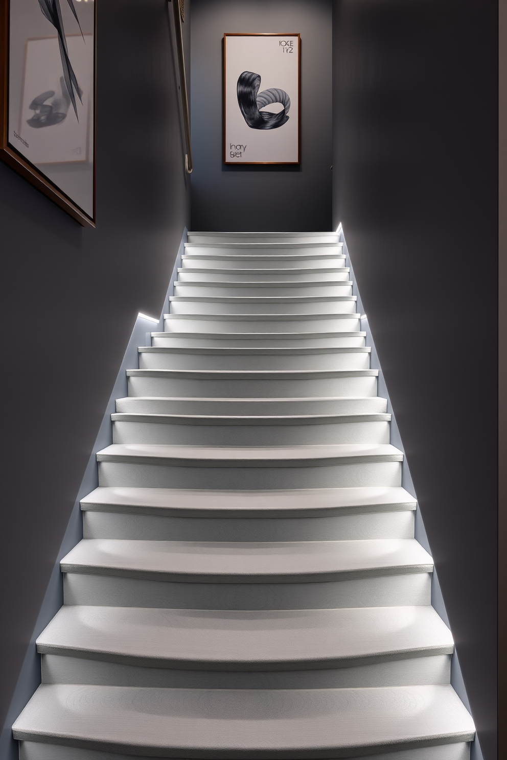 Gray Staircase Design Ideas 29