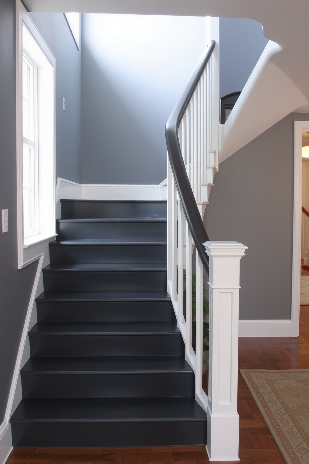 Gray Staircase Design Ideas 3