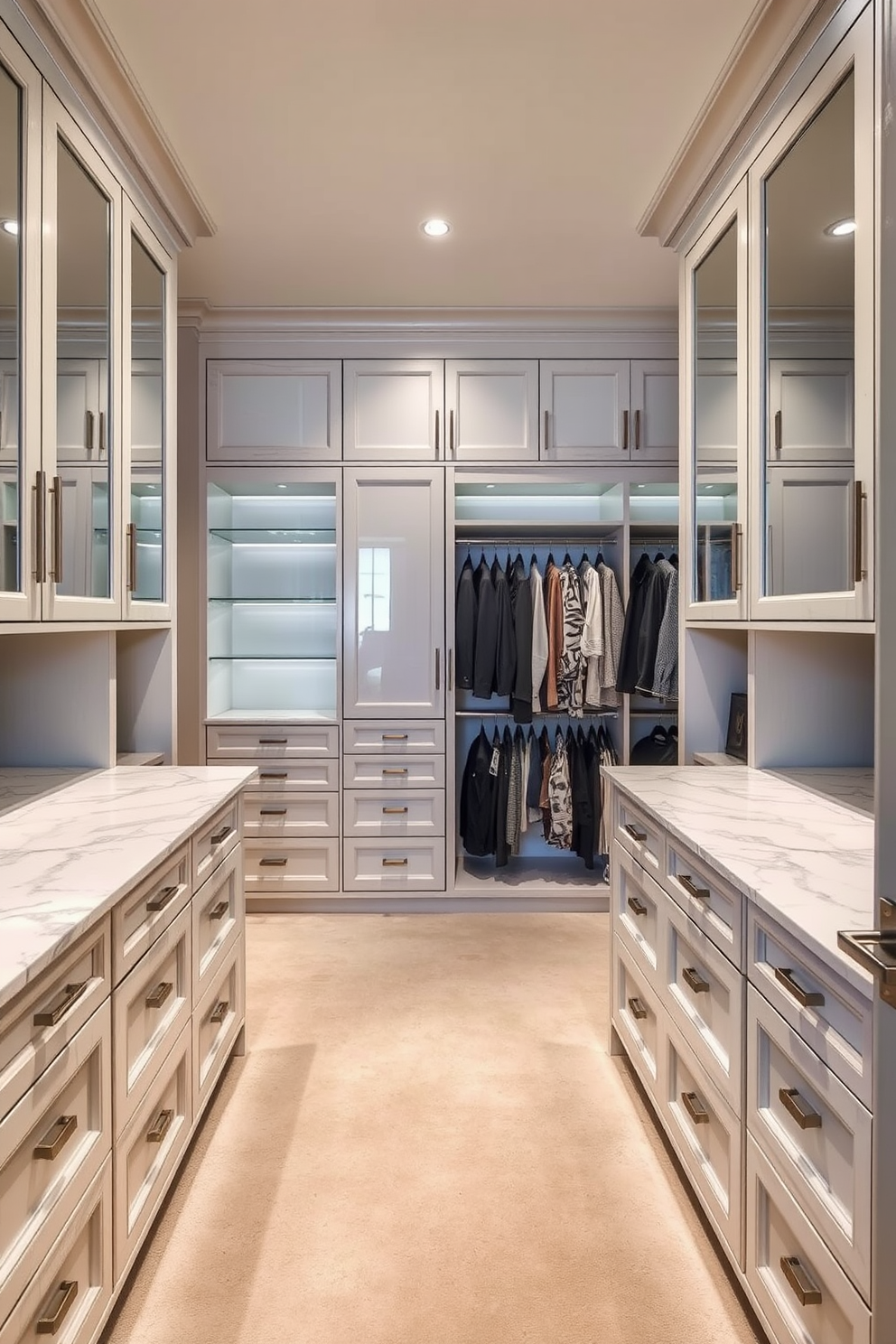 Gray Walk In Closet Design Ideas 19