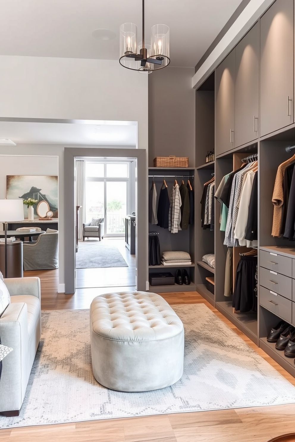 Gray Walk In Closet Design Ideas 24