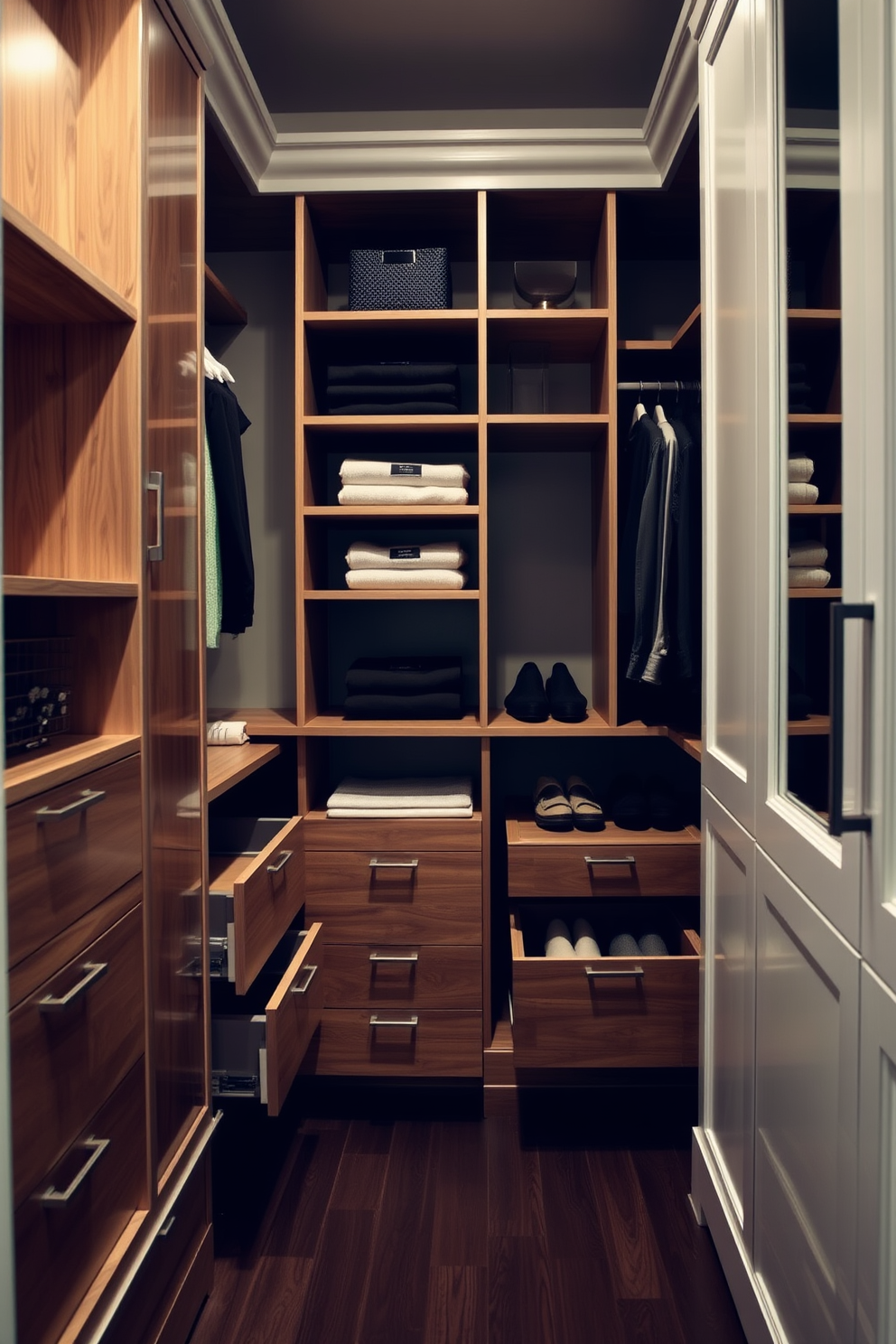 Gray Walk In Closet Design Ideas 4