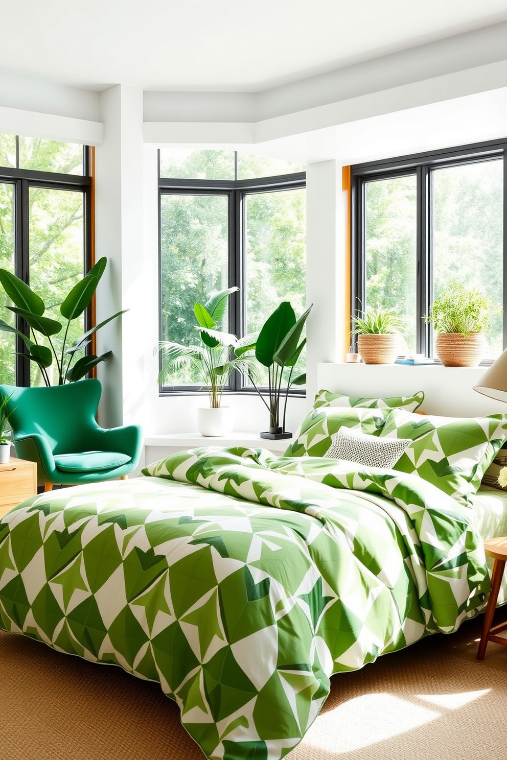 Green Bedroom Design Ideas 24