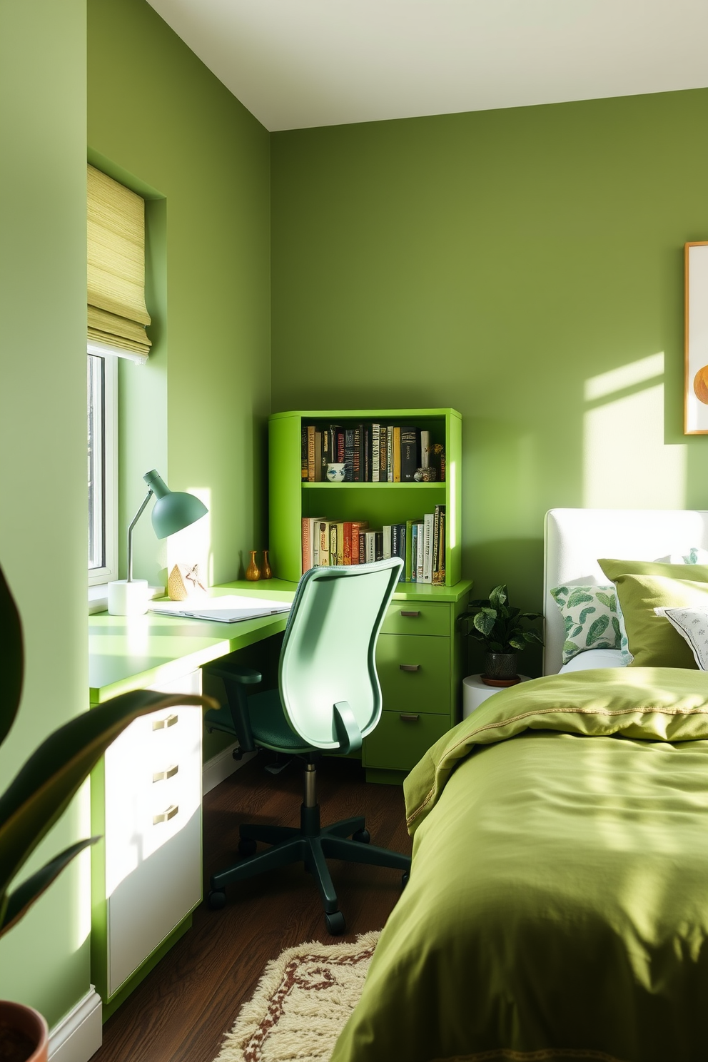 Green Bedroom Design Ideas 27