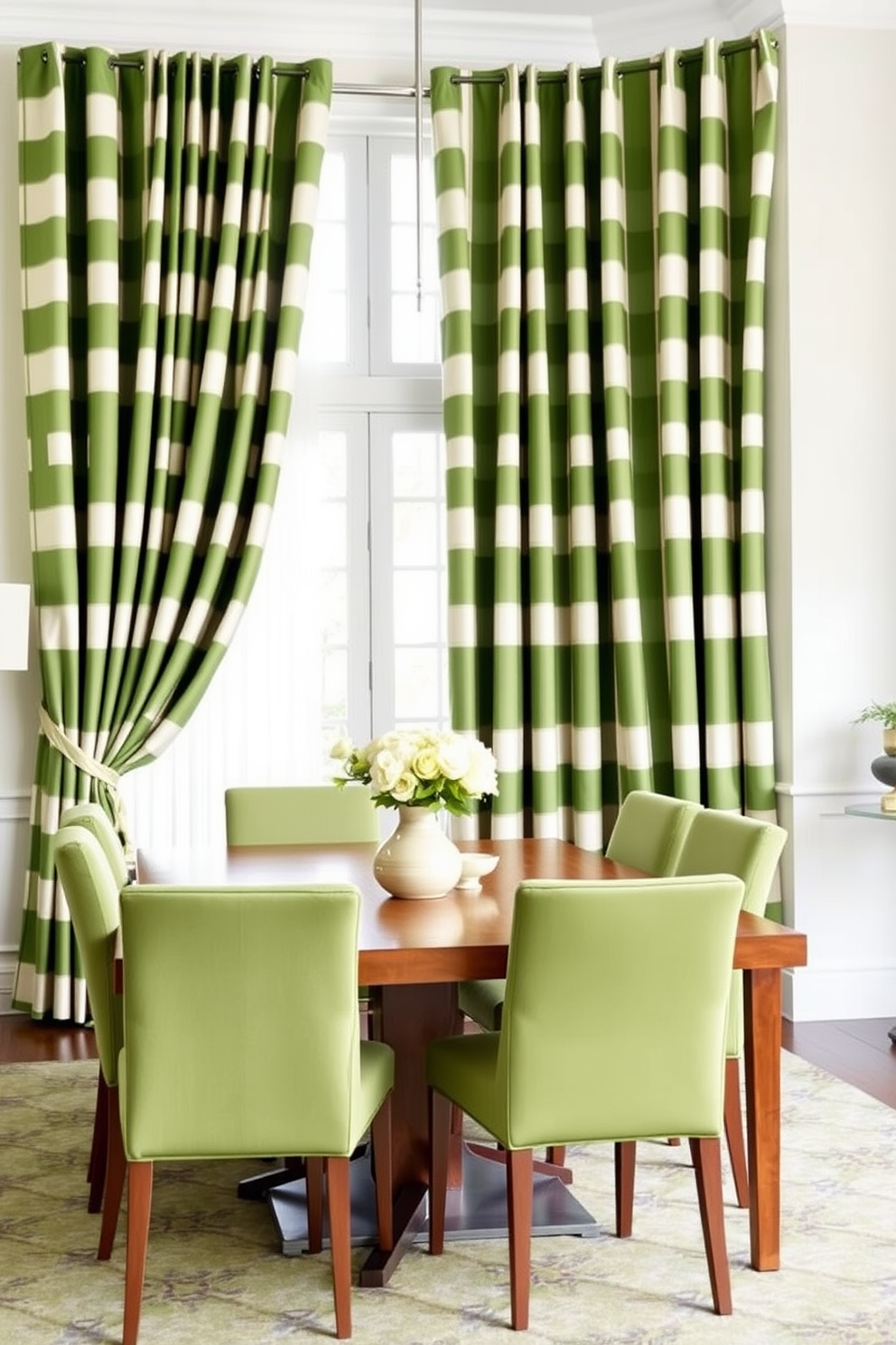 Green Dining Room Design Ideas 12