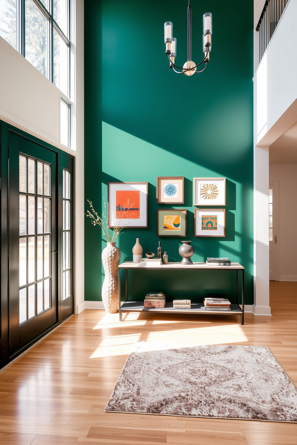 Green Foyer Design Ideas 1