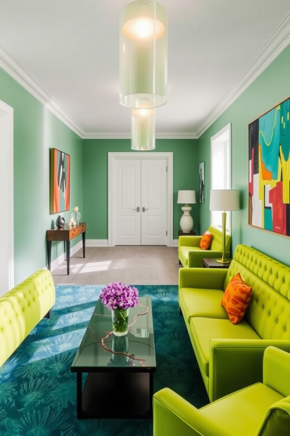 Green Foyer Design Ideas 6