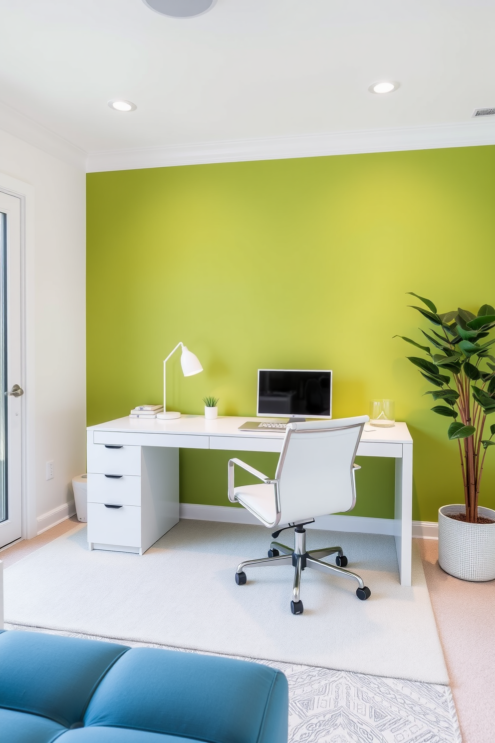 Green Home Office Design Ideas 1