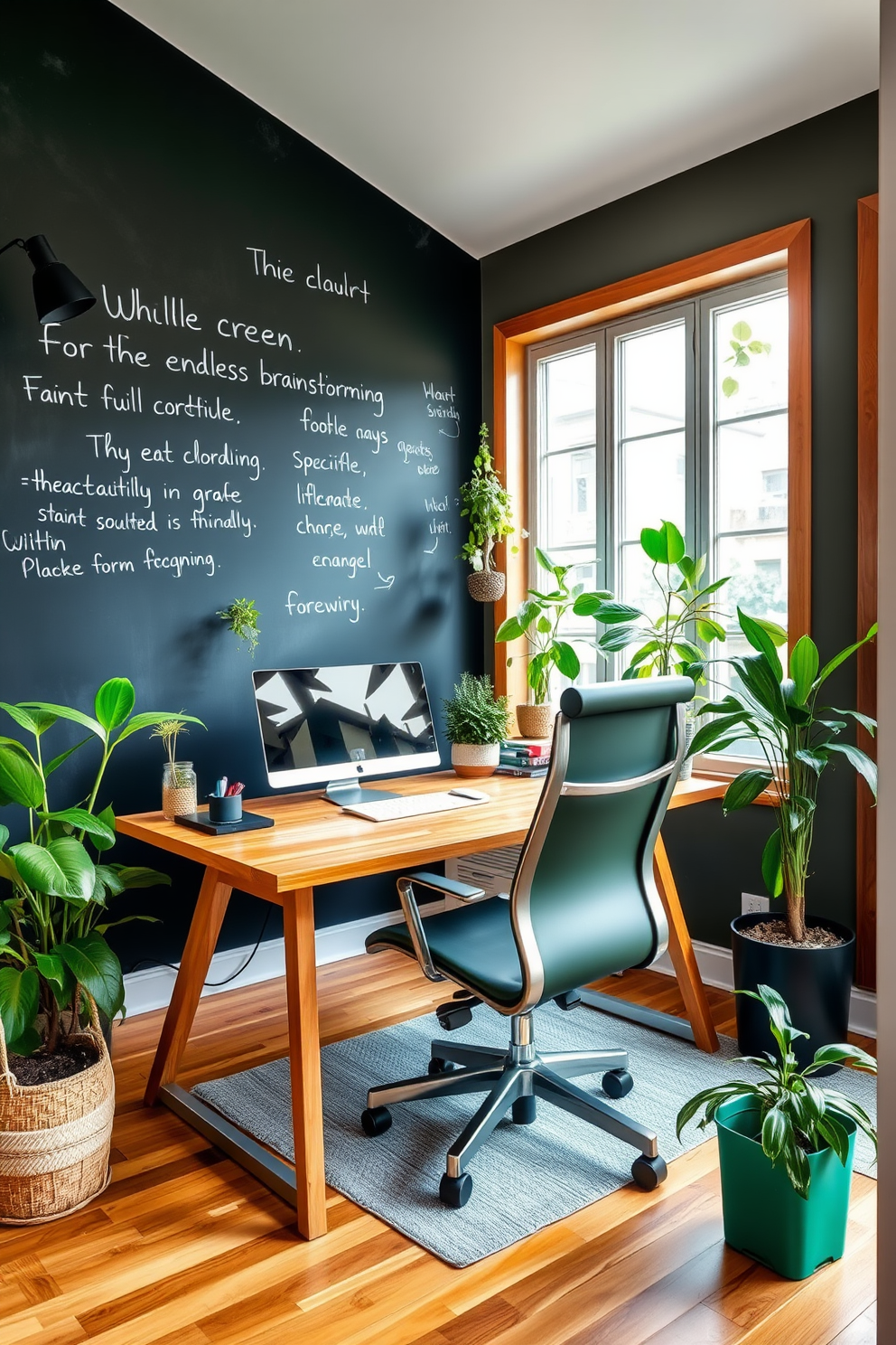 Green Home Office Design Ideas 28