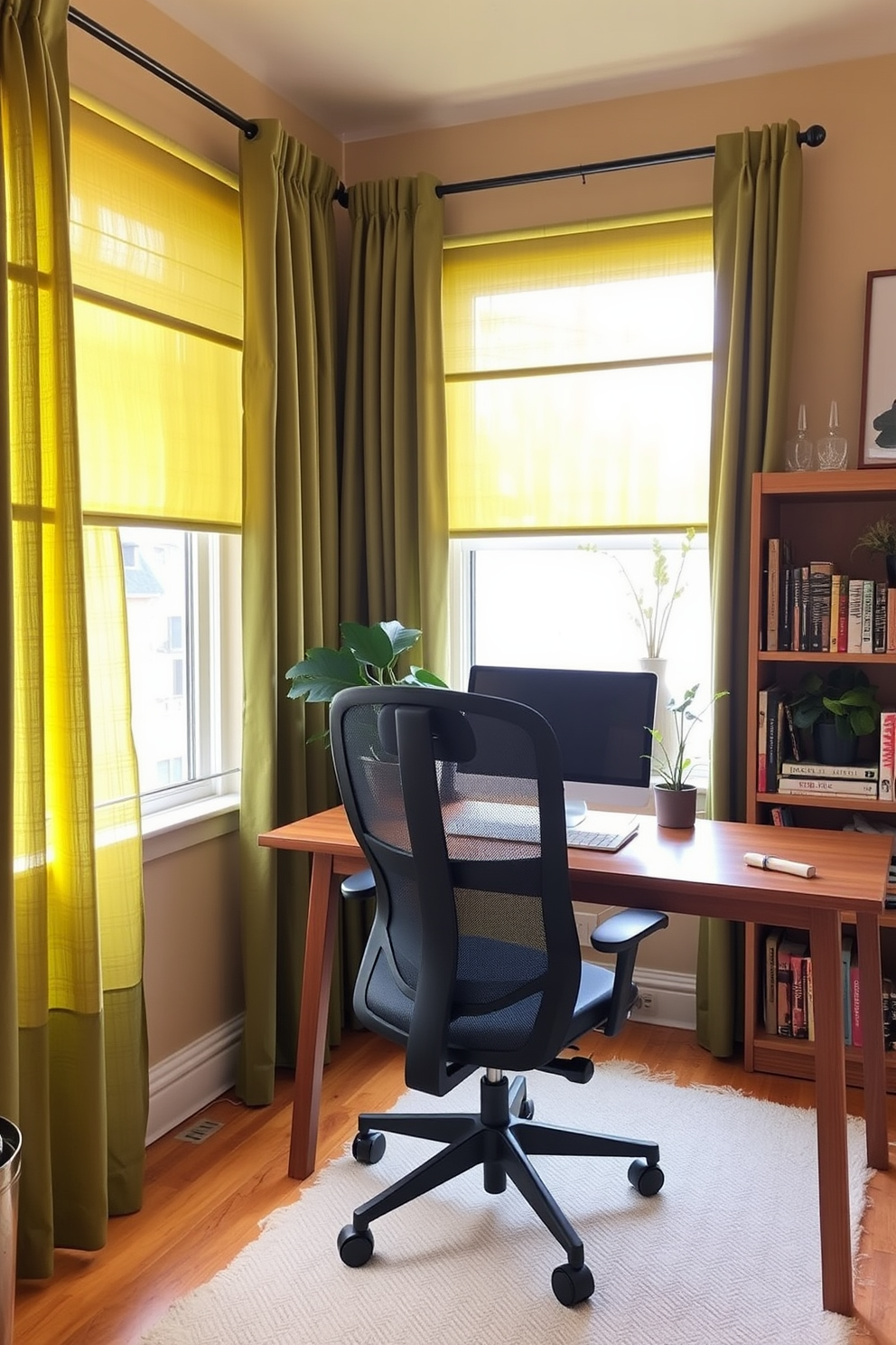 Green Home Office Design Ideas 4