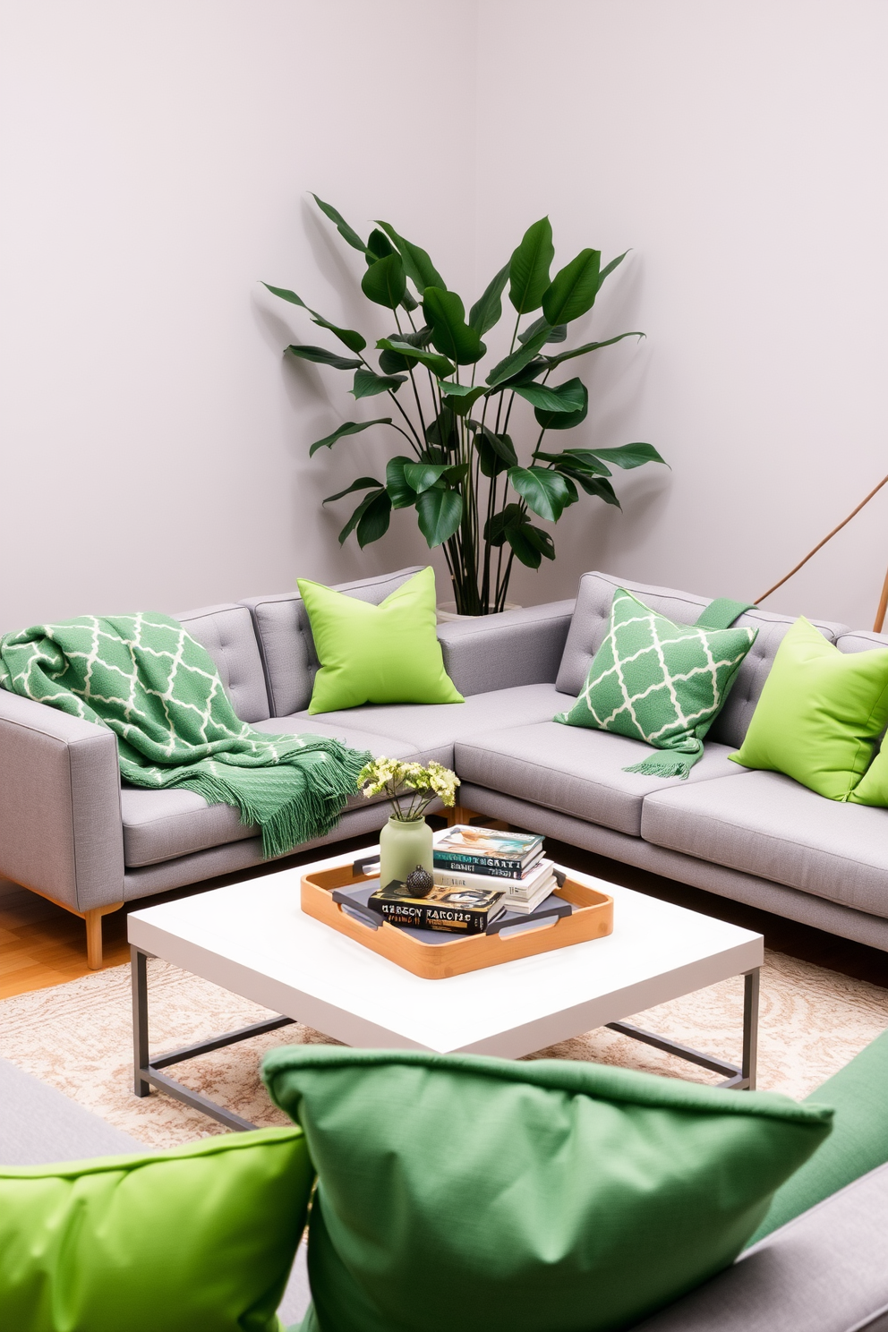 Green Living Room Design Ideas 26