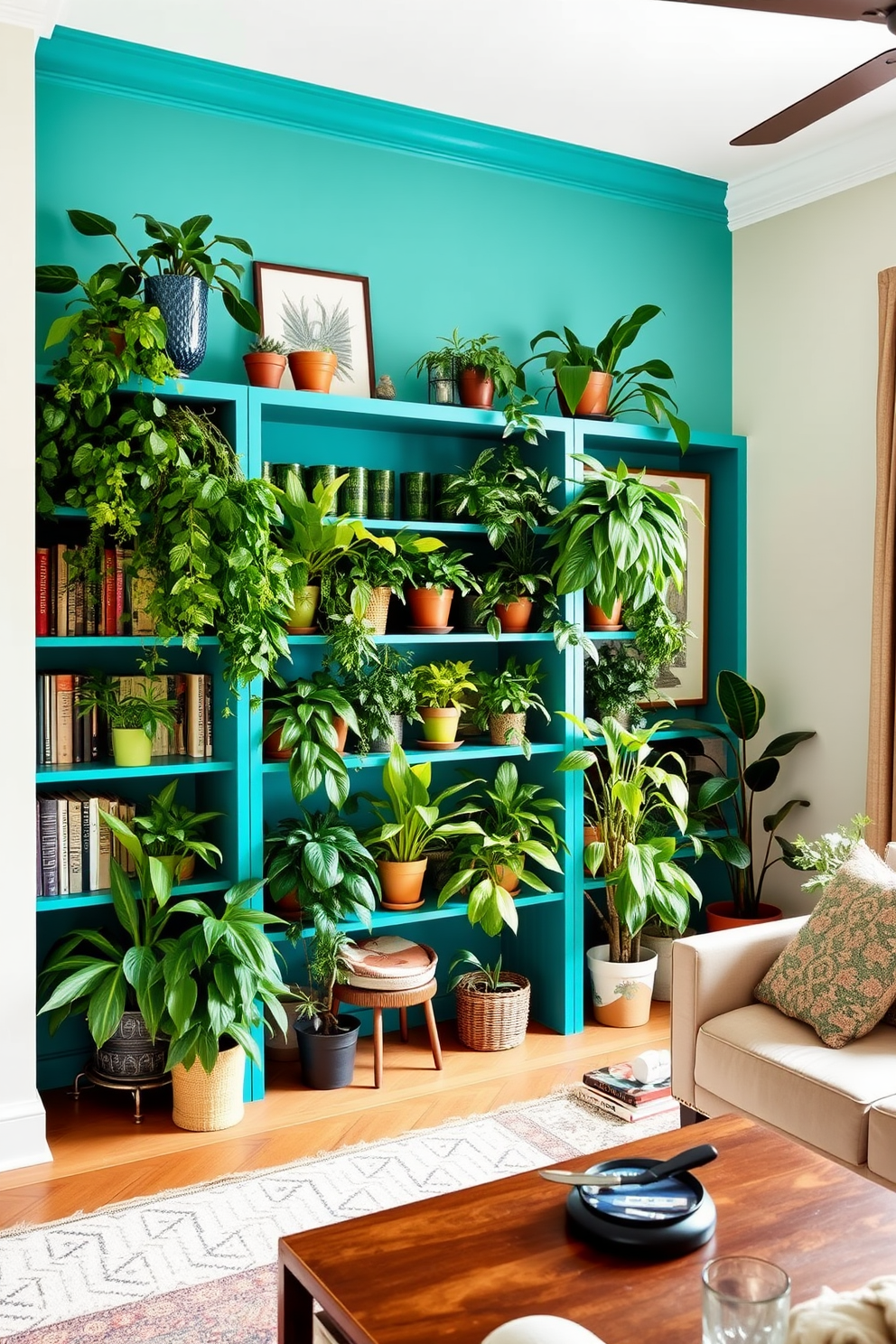 Green Living Room Design Ideas 9