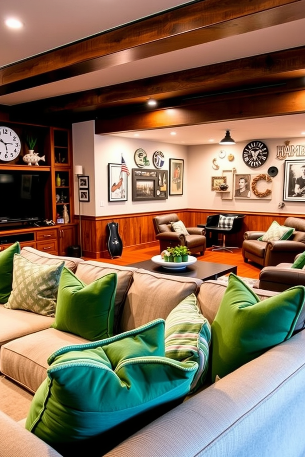 Green Man Cave Design Ideas 25