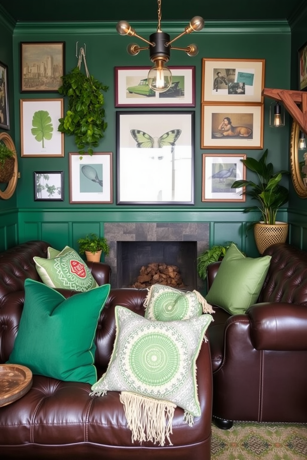 Green Man Cave Design Ideas 29