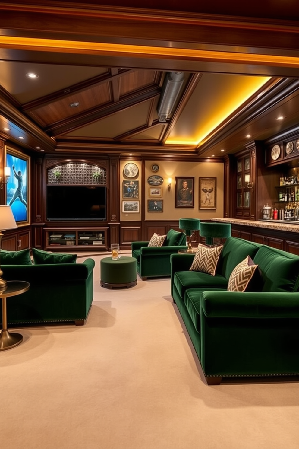 Green Man Cave Design Ideas 7