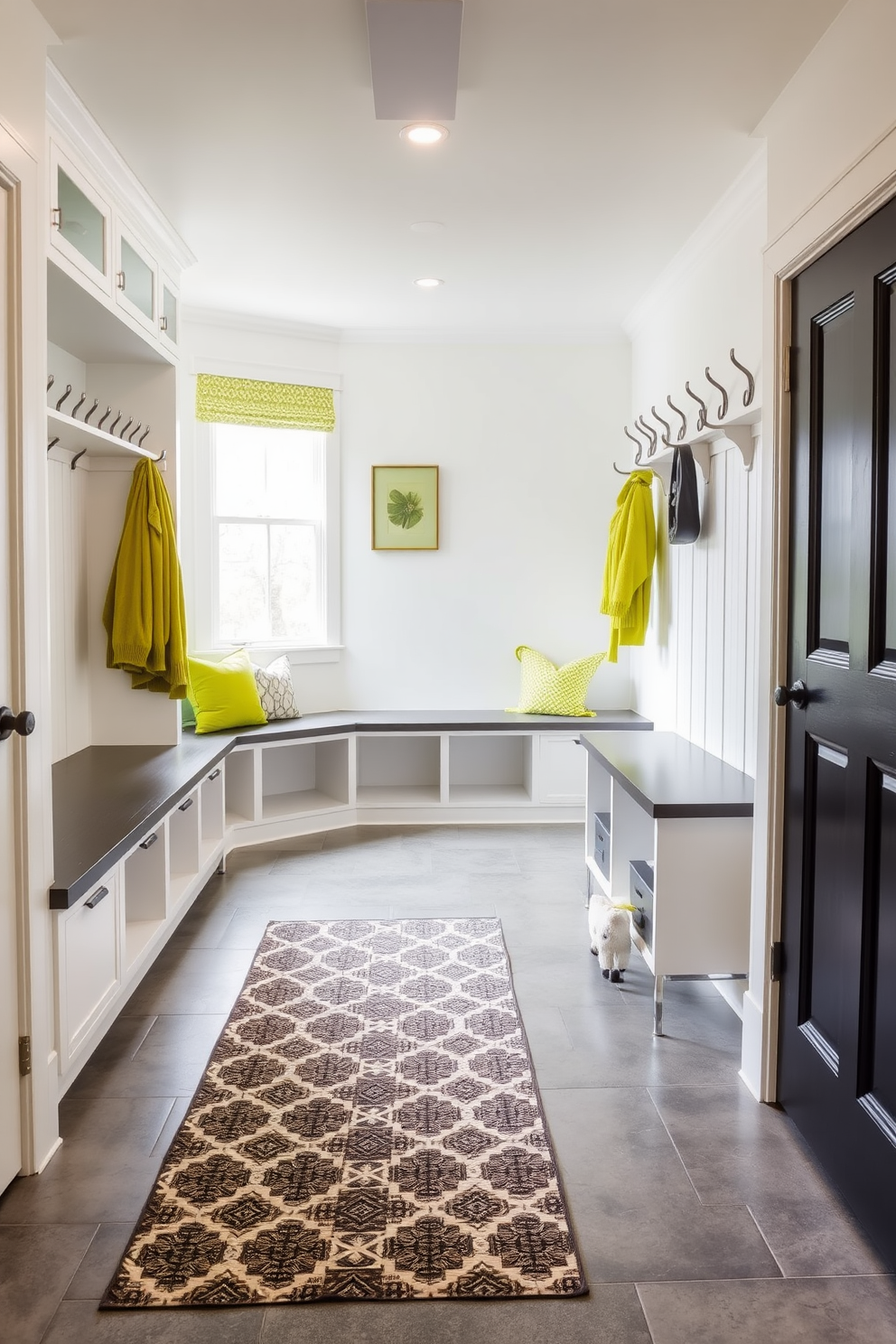 Green Mudroom Design Ideas 15