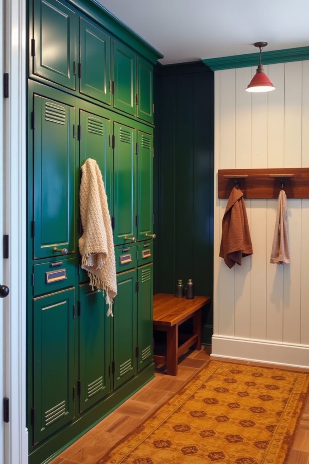 Green Mudroom Design Ideas 23