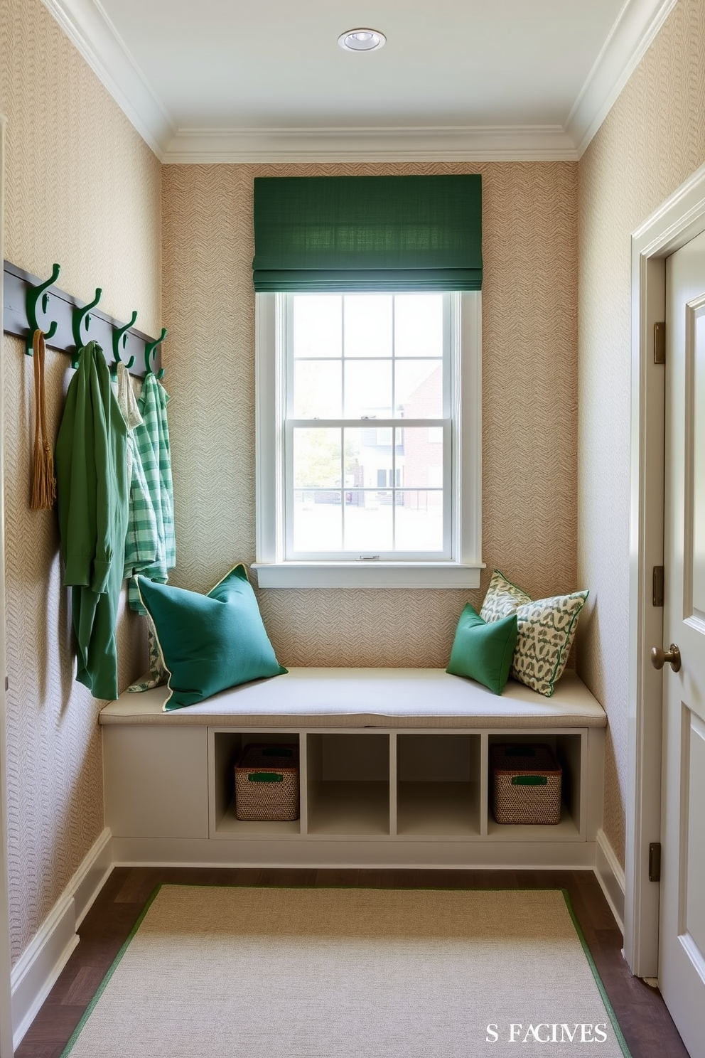 Green Mudroom Design Ideas 9