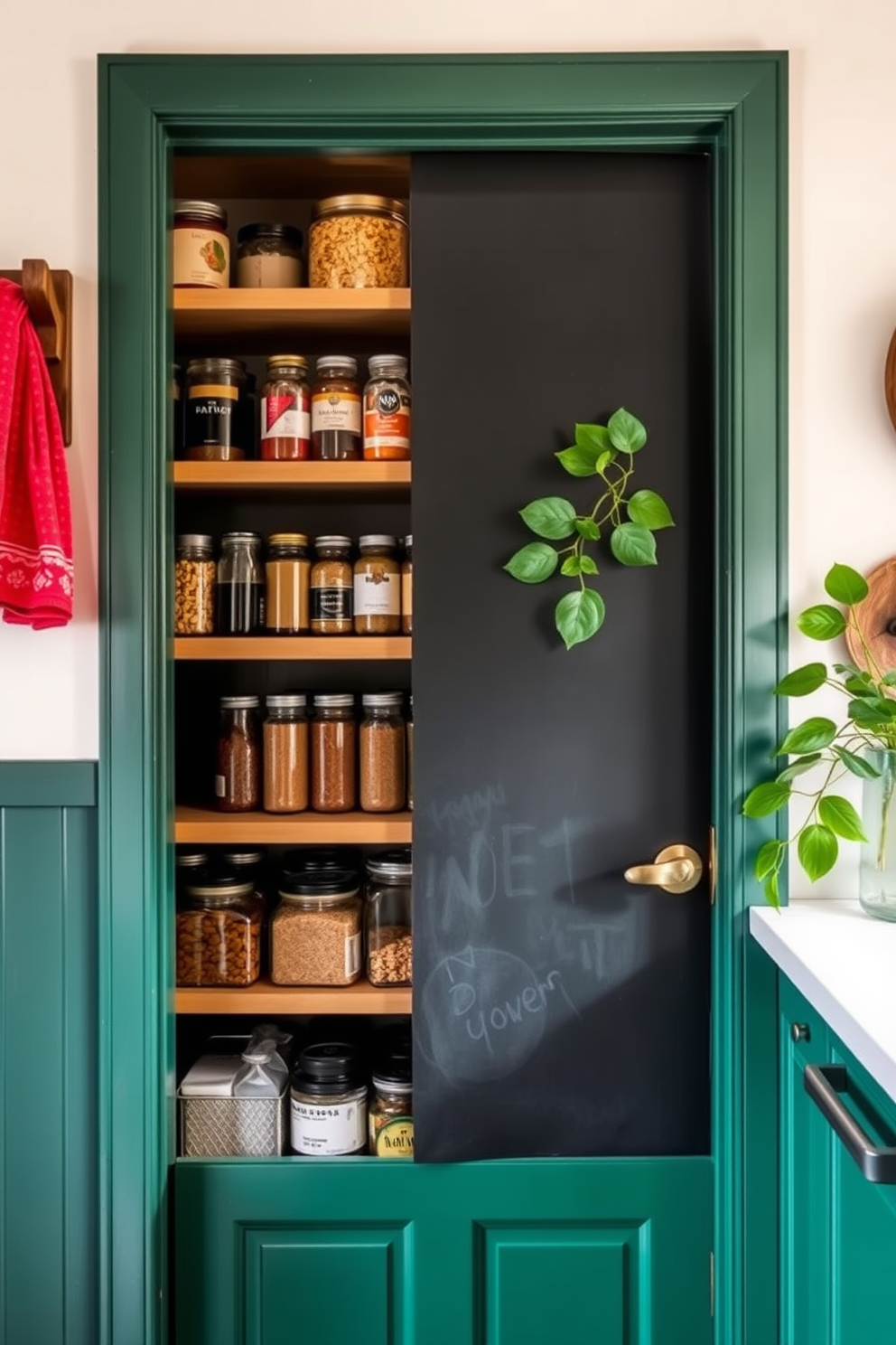 Green Pantry Design Ideas 11