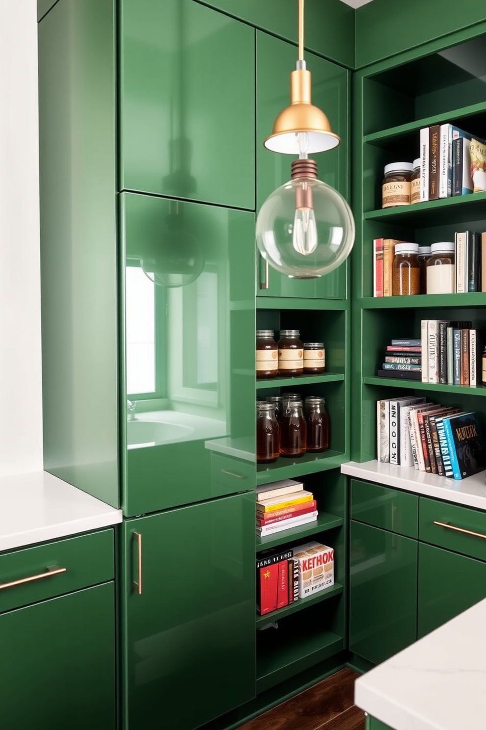 Green Pantry Design Ideas 14