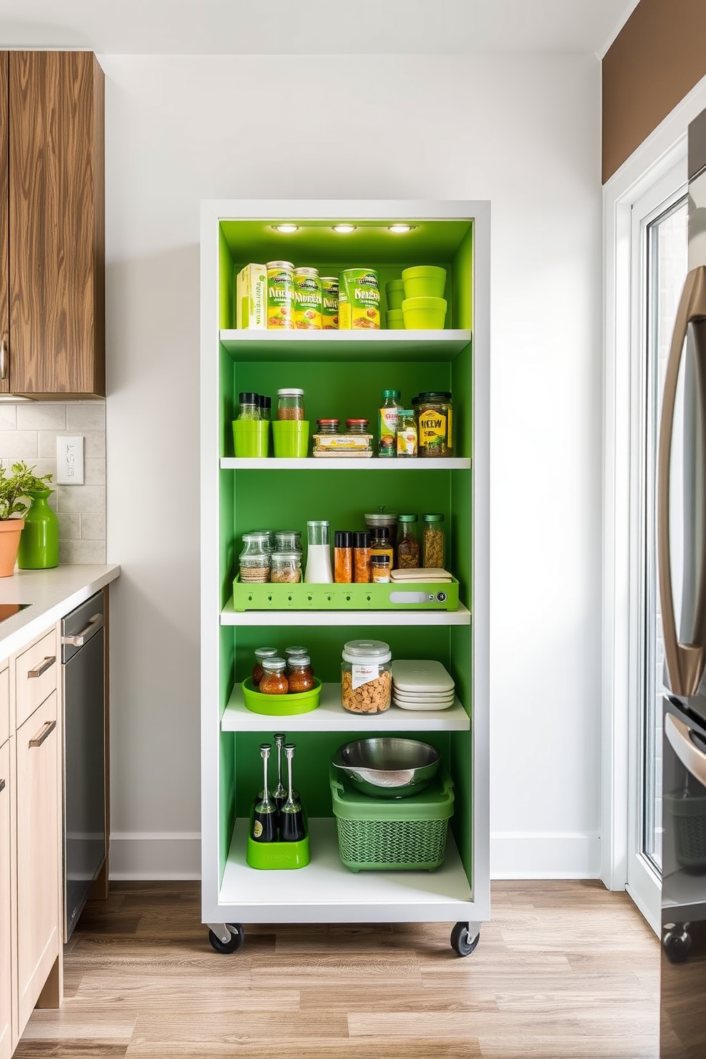 Green Pantry Design Ideas 16