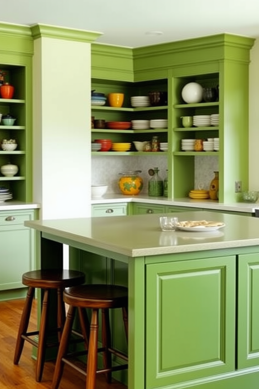 Green Pantry Design Ideas 20