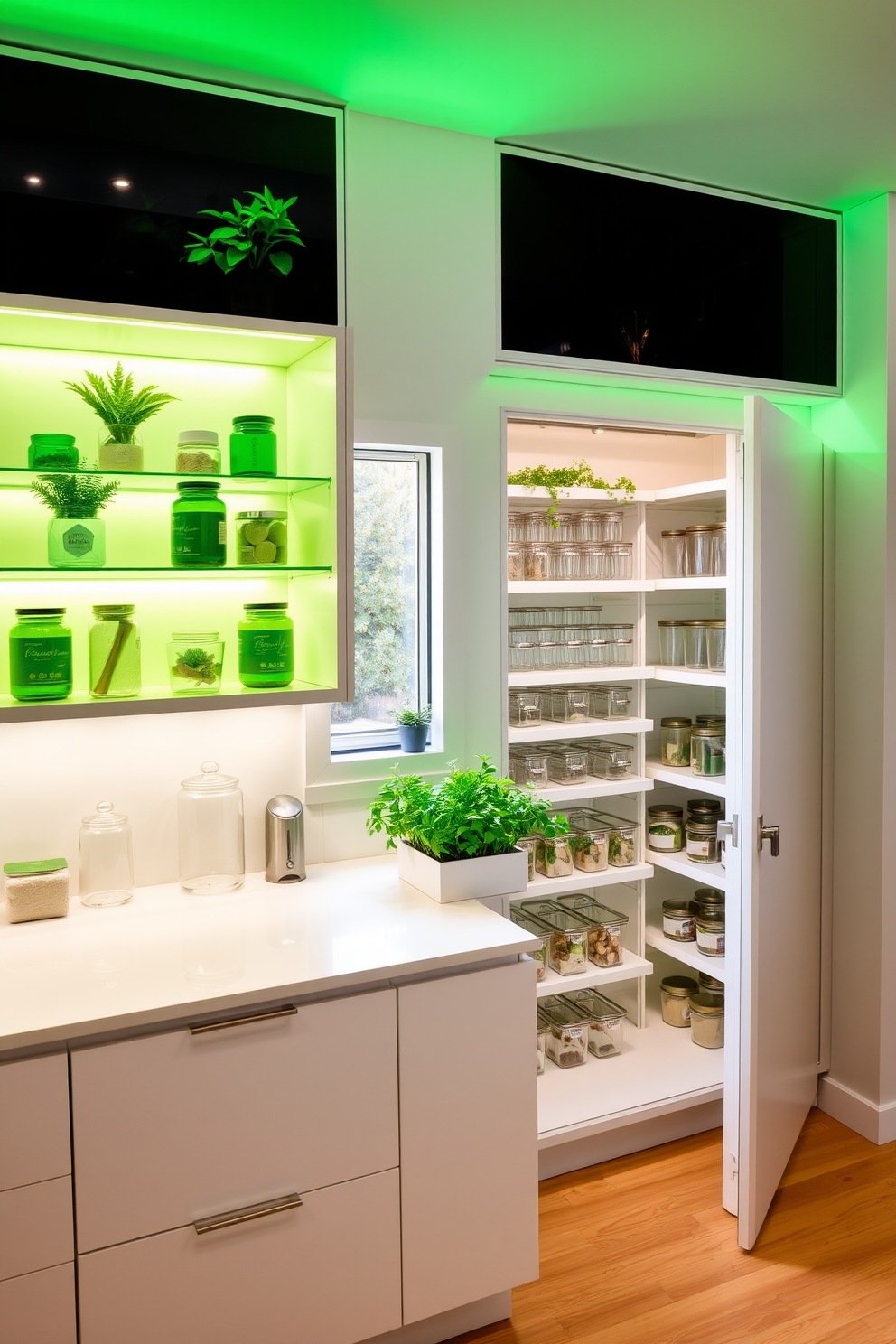 Green Pantry Design Ideas 24