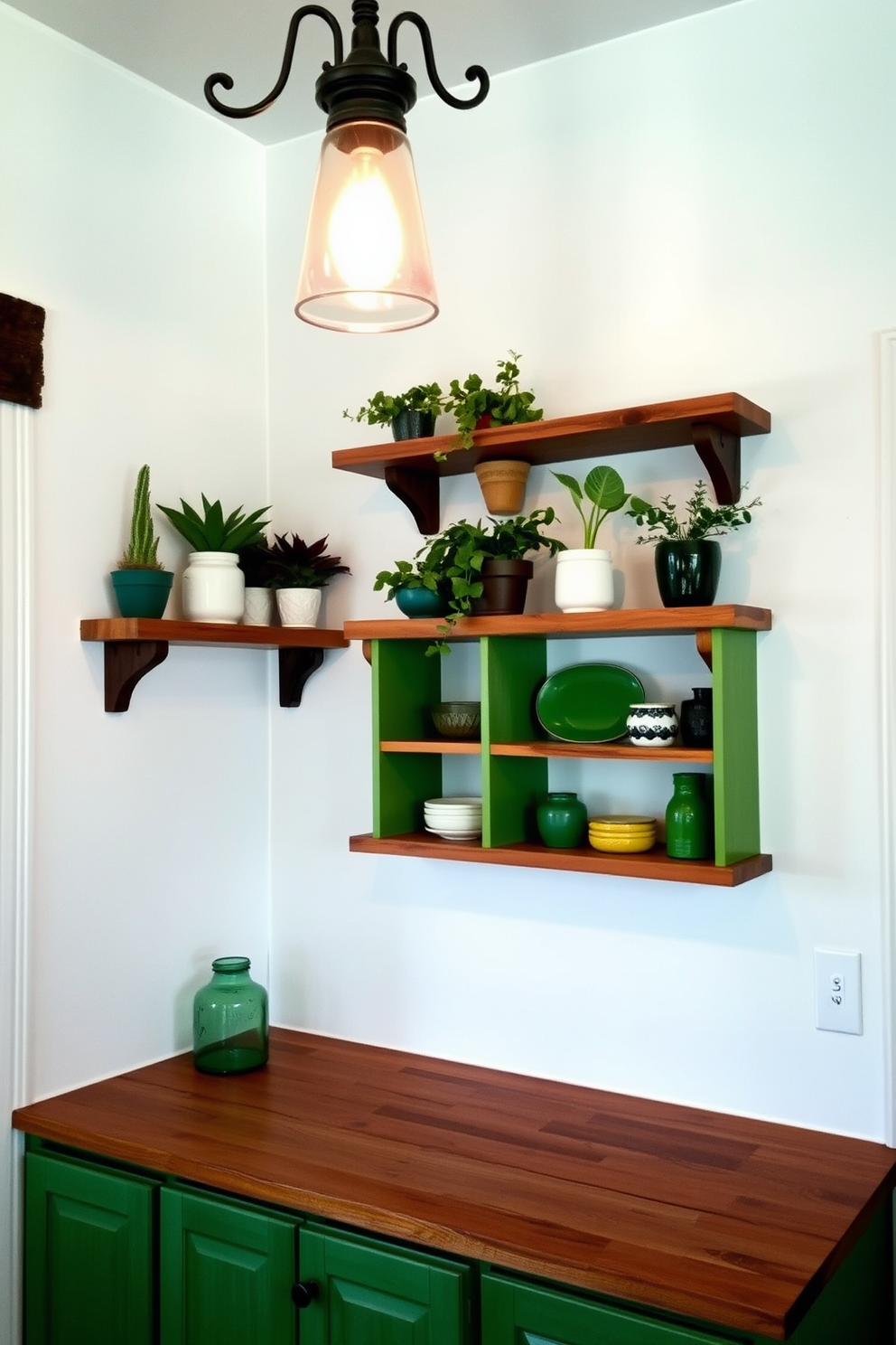 Green Pantry Design Ideas 7