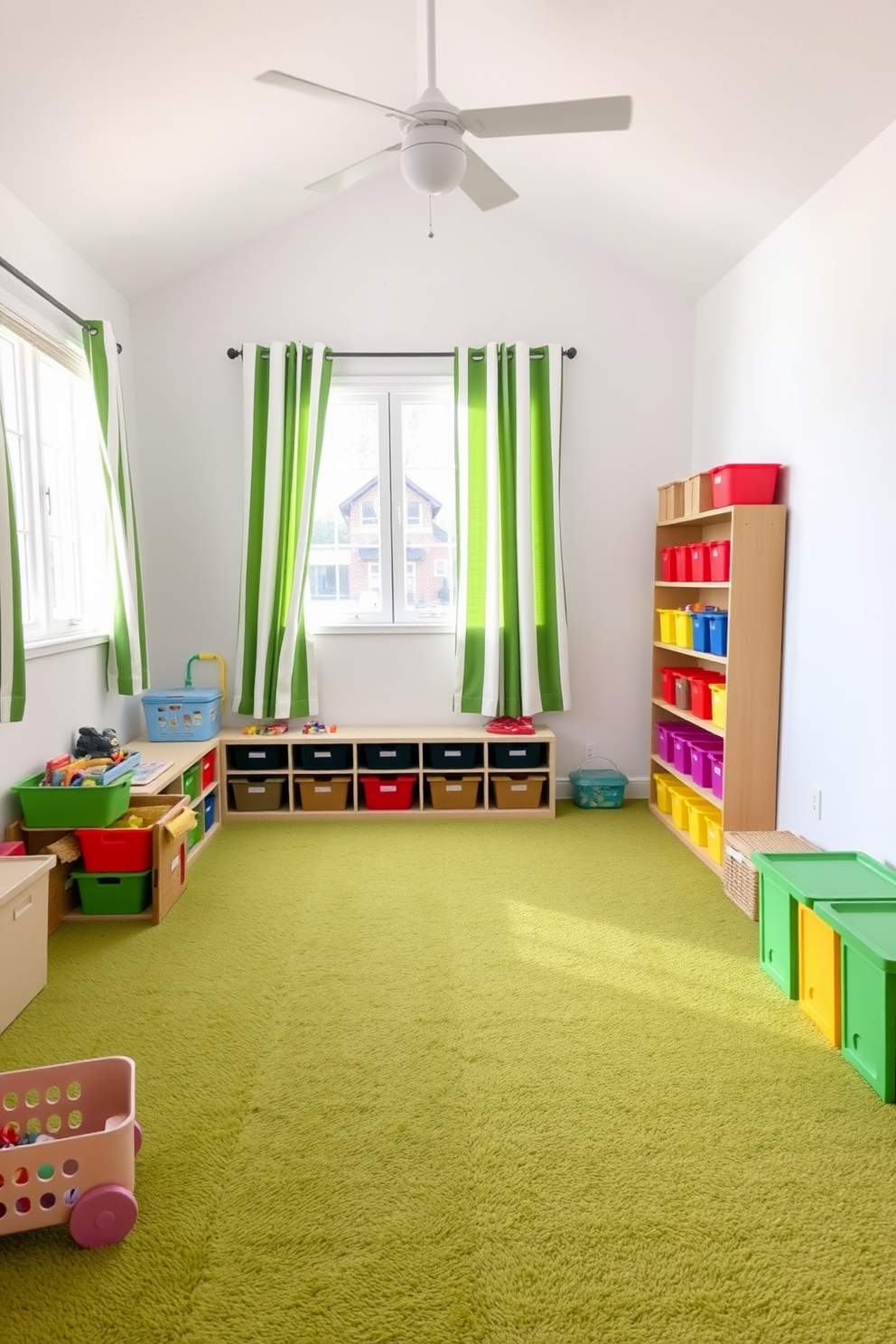 Green Playroom Design Ideas 13