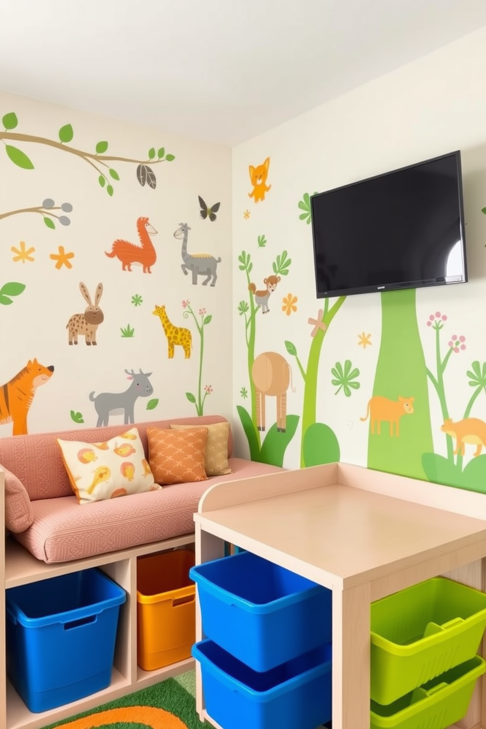 Green Playroom Design Ideas 15