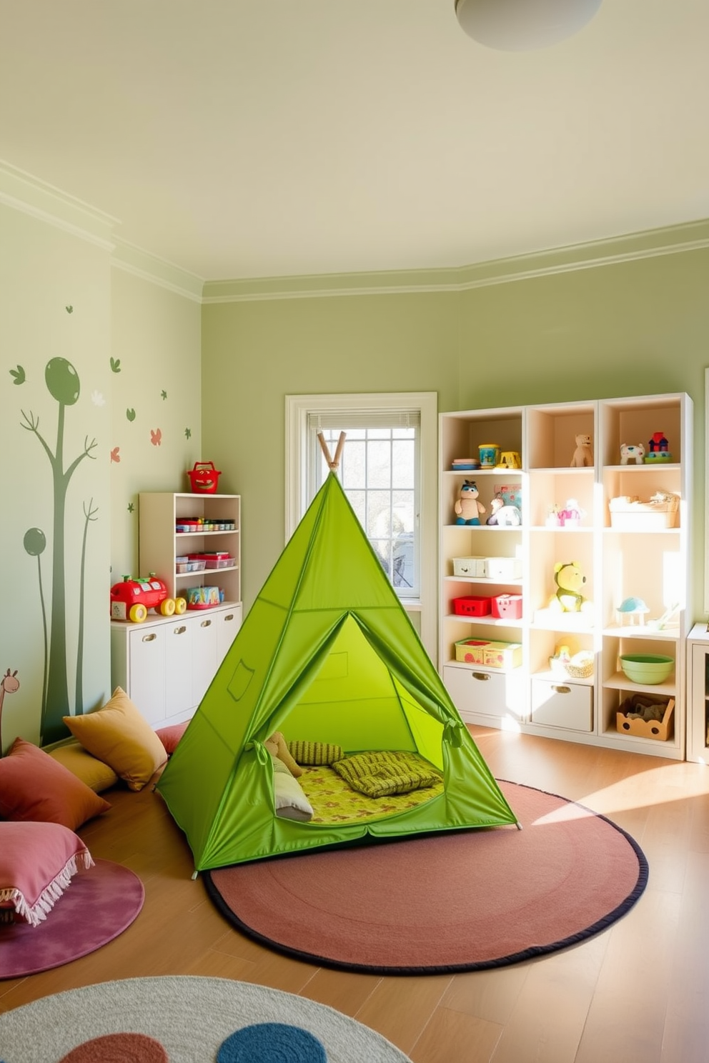 Green Playroom Design Ideas 16