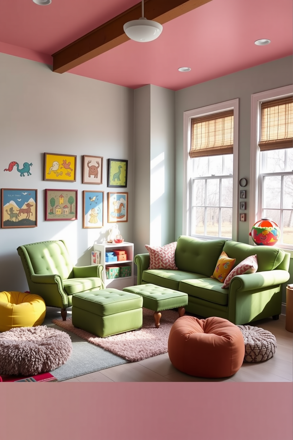 Green Playroom Design Ideas 20