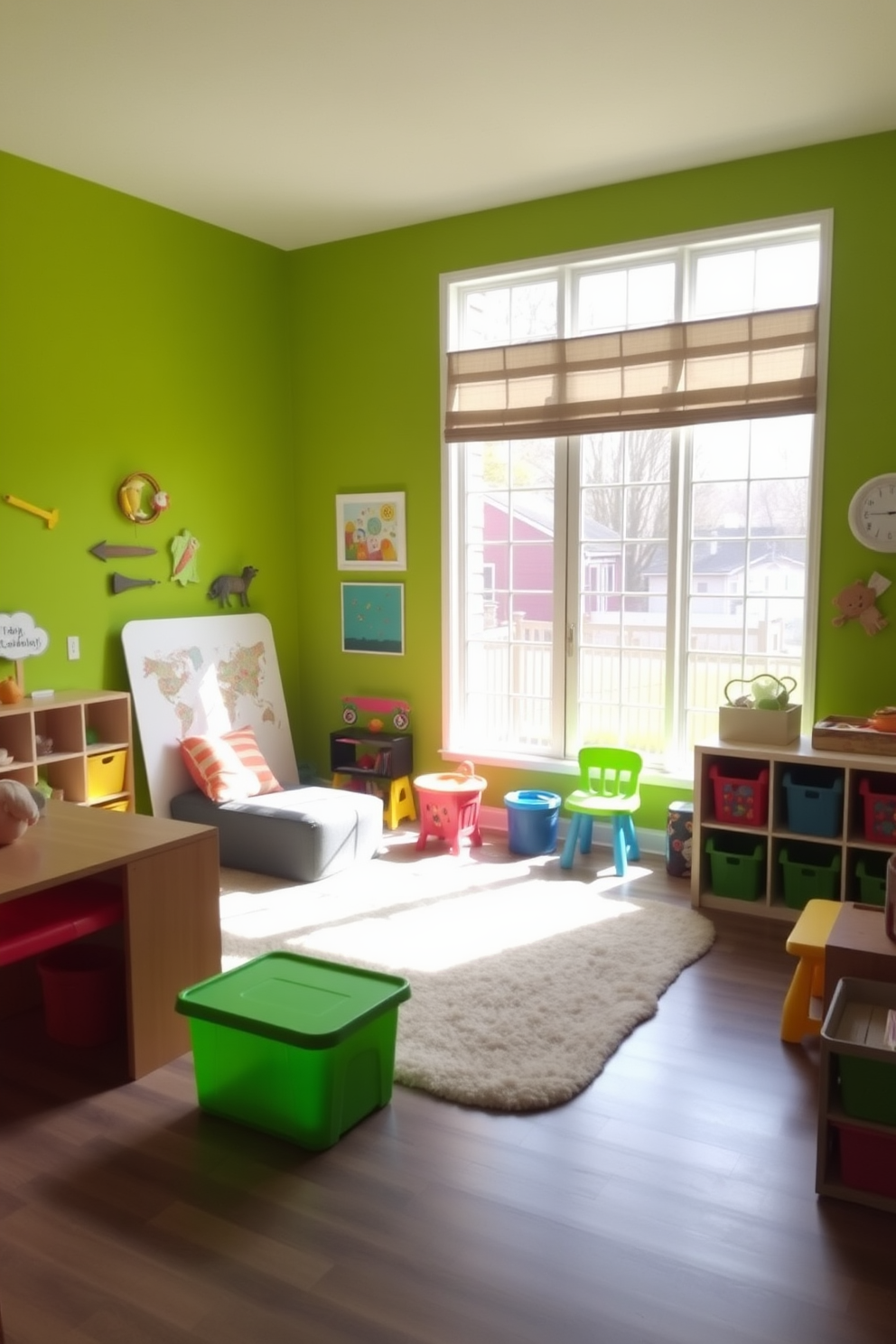 Green Playroom Design Ideas 22