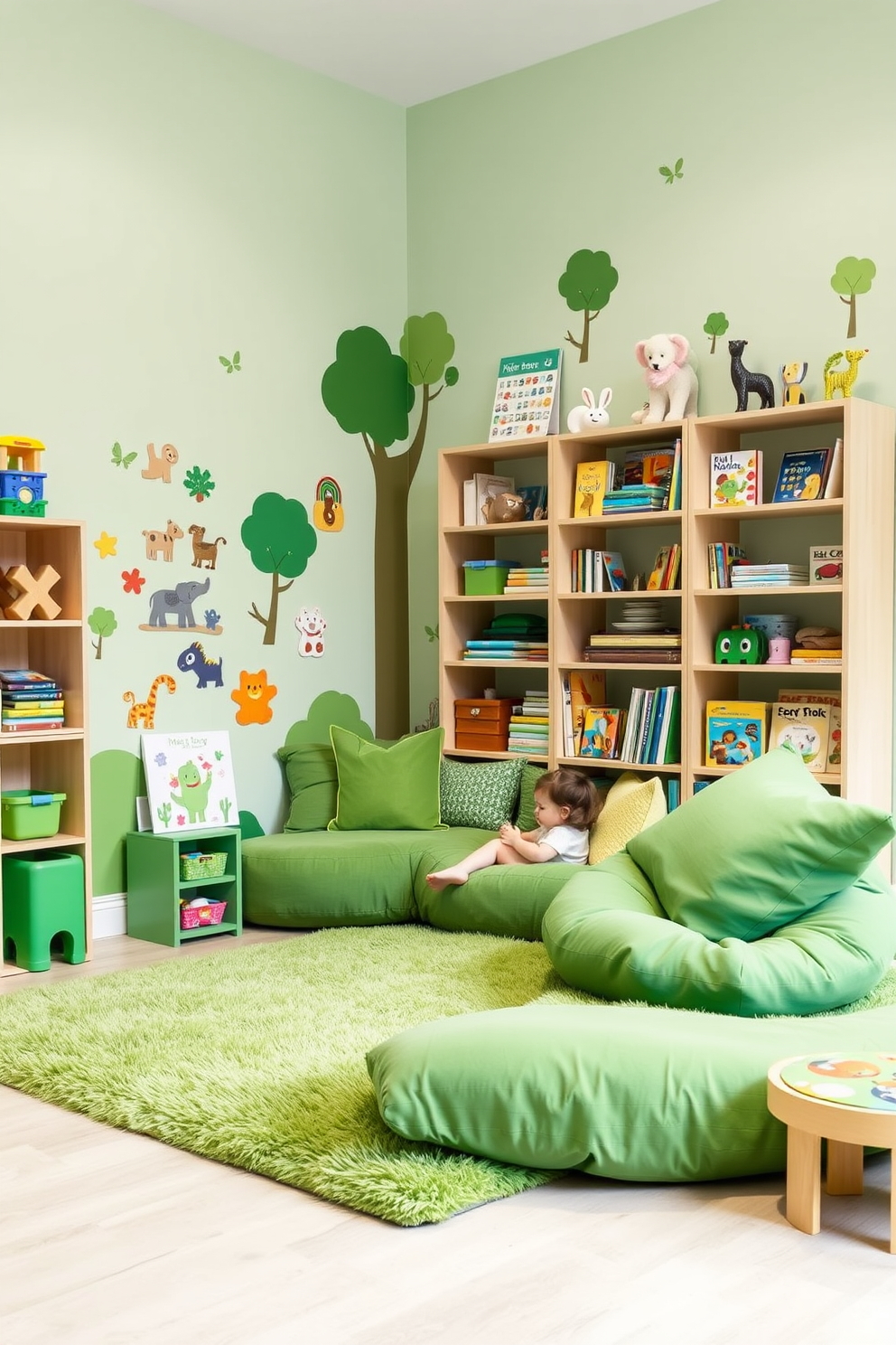 Green Playroom Design Ideas 24