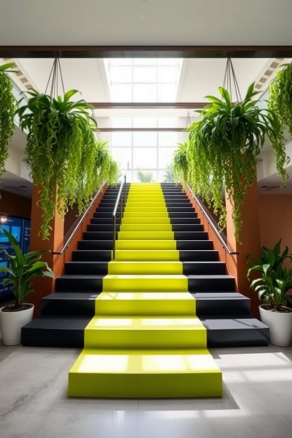 Green Staircase Design Ideas 21