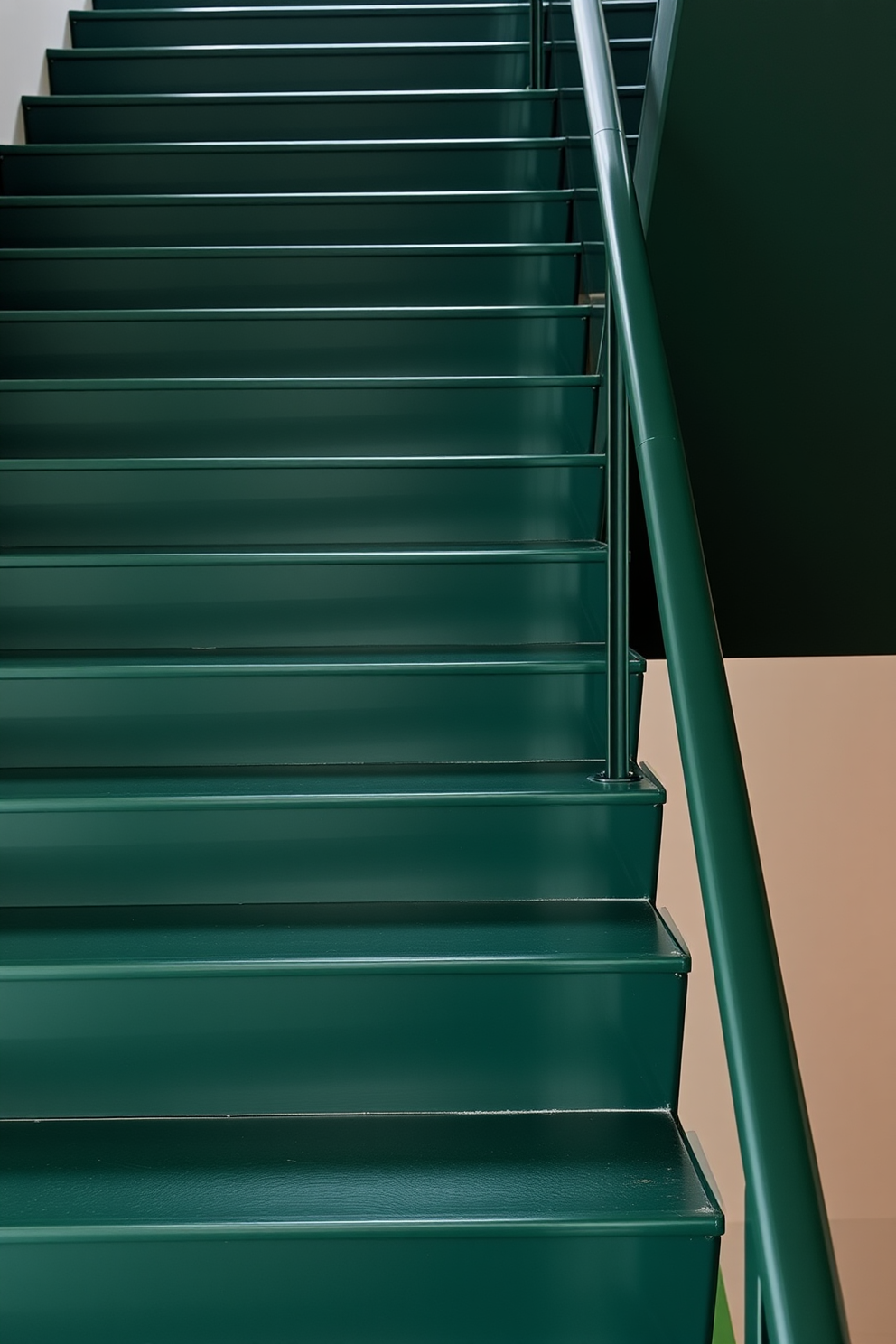 Green Staircase Design Ideas 29