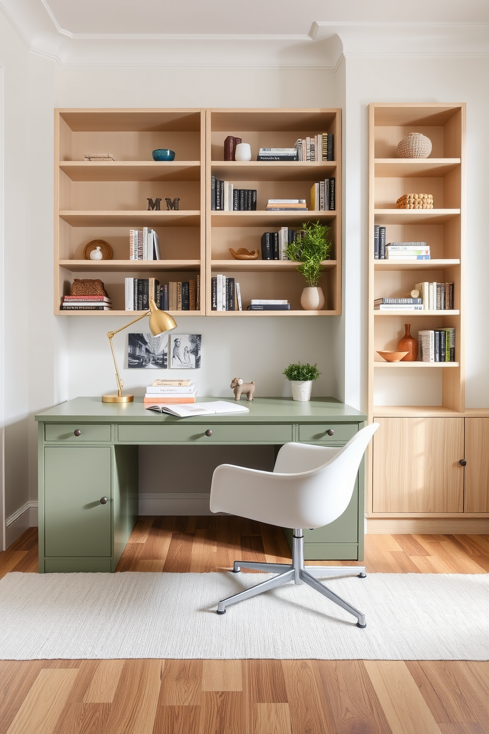 Green Study Room Design Ideas 3