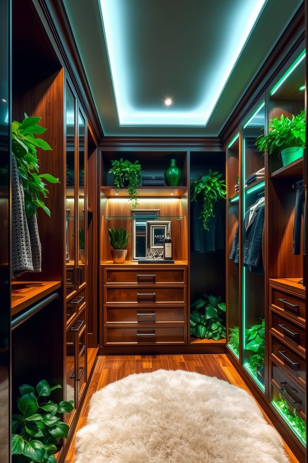 Green Walk In Closet Design Ideas 14